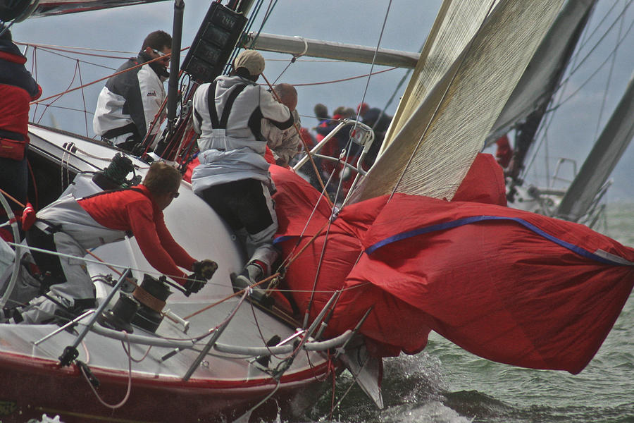 Red Sails #3 Photograph by Steven Lapkin