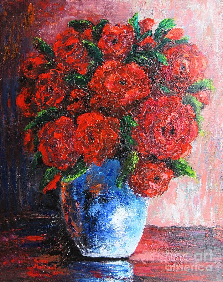 Red scent Painting by Vesna Martinjak