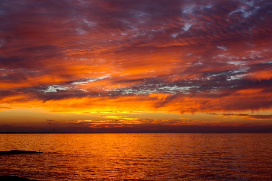 Red Sky At Night Photograph By Greg Benedict - Fine Art America