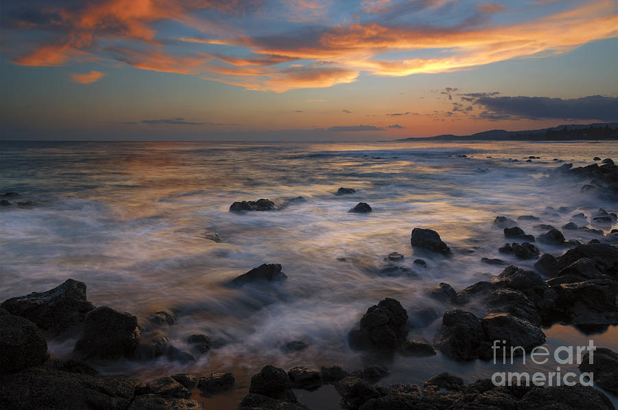 Sunset Photograph - REd Sky Paradise #1 by Michael Dawson