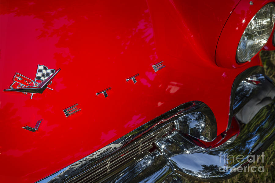 Red Vette #1 Photograph by Dennis Hedberg