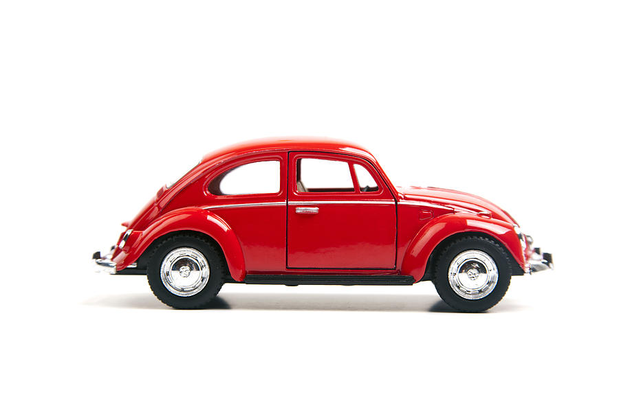 Red Volkswagen Beetle #1 Photograph by 123ducu