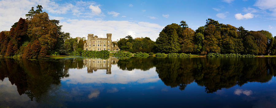Architecture Photograph - Reflection Of A Castle In Water #1 by Panoramic Images