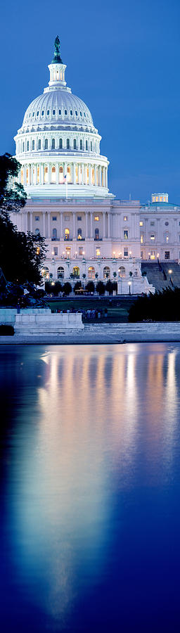 Reflection Of A Government Building #1 Photograph by Panoramic Images