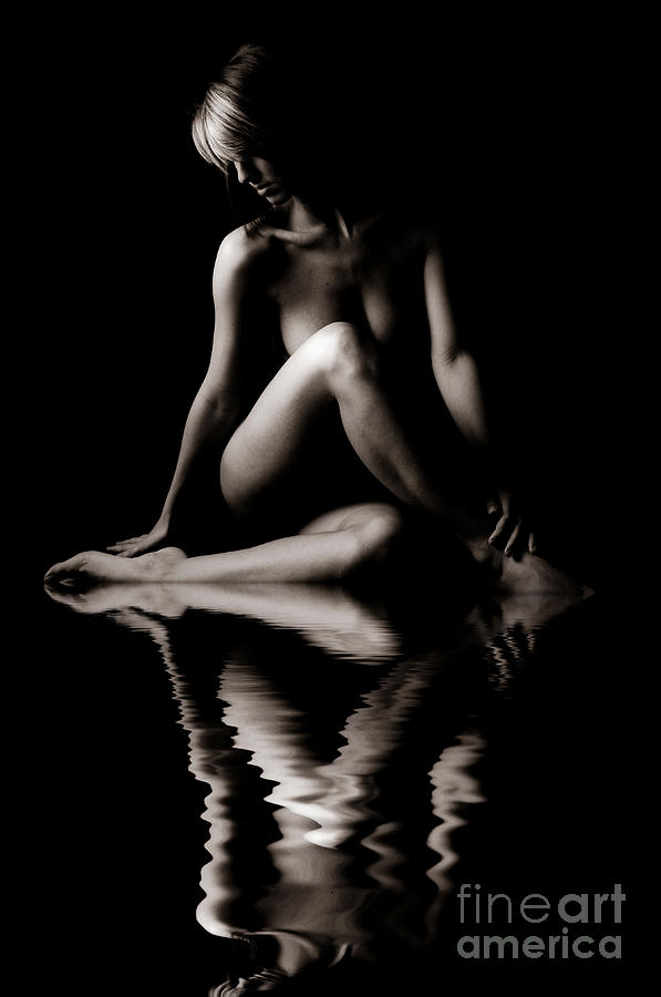Nude Photograph - Reflection of Beauty #1 by Jt PhotoDesign