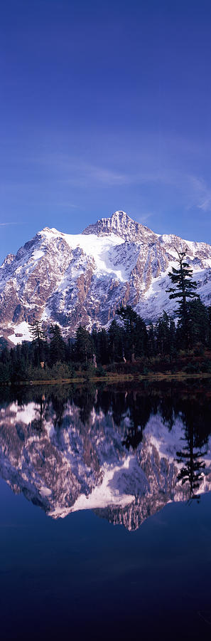 North Cascades National Park Photograph - Reflection Of Mountains In A Lake, Mt #1 by Panoramic Images