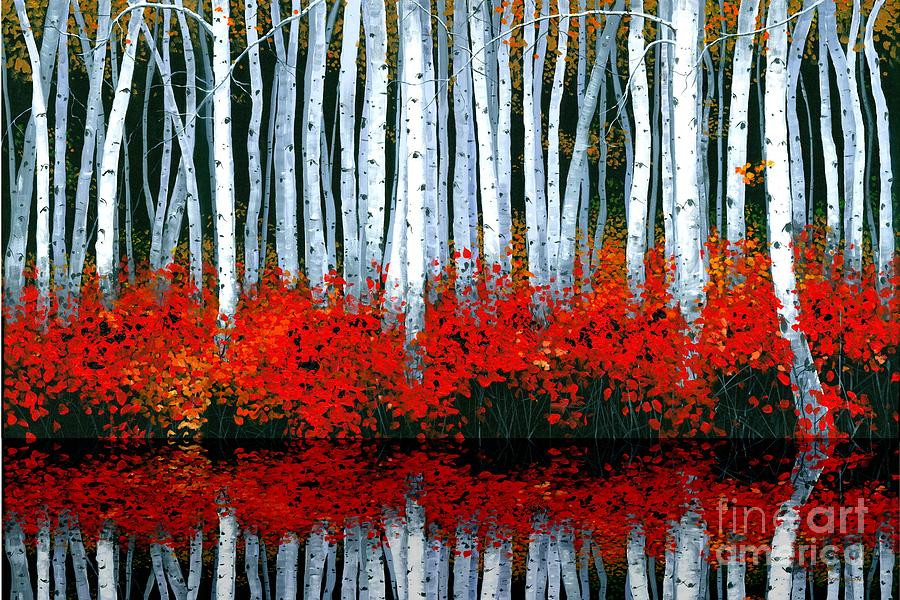 Mountain Painting - Reflections - Sold by Michael Swanson