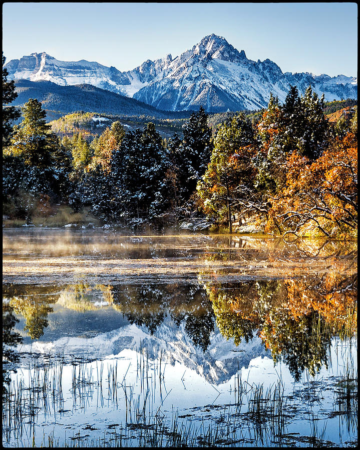 Reflections of a Colorado Fall #1 Photograph by David Soldano