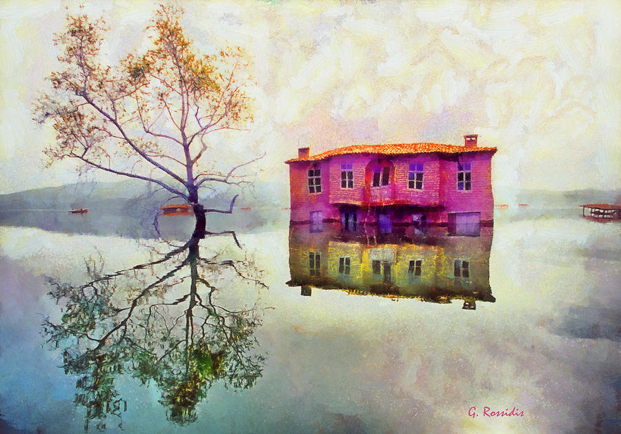 Greek Painting - Reflections of illusions #1 by George Rossidis