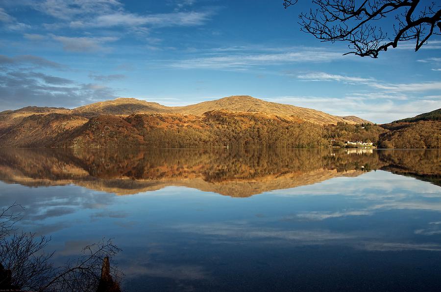 Reflections on Loch Lomond #1 Photograph by Stephen Taylor