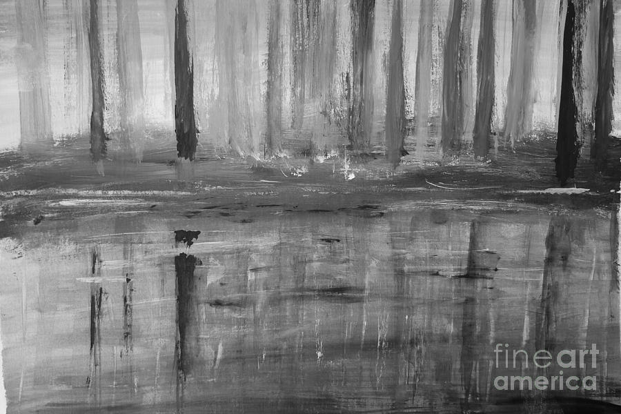 Reflections #1 Painting by Trilby Cole