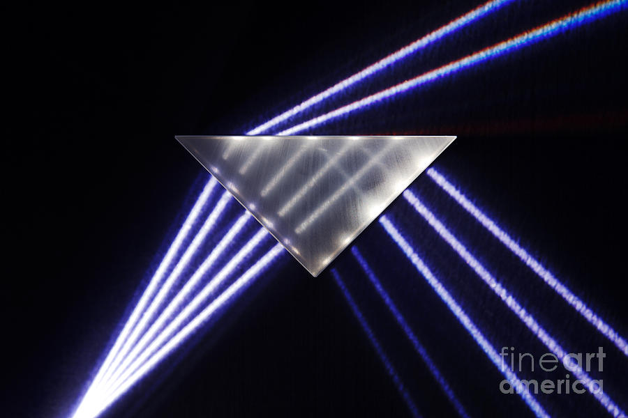 Snell's Law Photograph - Refraction And Internal Reflection #1 by GIPhotoStock
