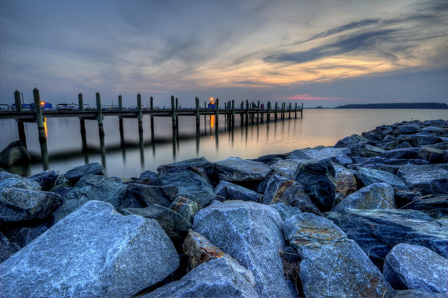 Rehoboth Bay Sunset #1 Photograph by David Dufresne