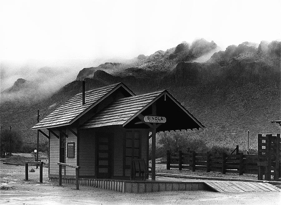 Reno Rr Station Joe Kidd Set Tucson Mountains Old Tucson Arizona 1972 #2 Photograph by David Lee Guss