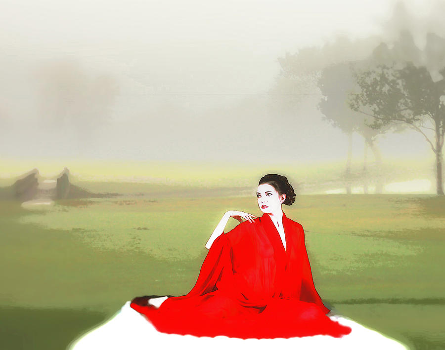 Beauty Photograph - Repose in the fog by Richard Hemingway Beauty Photograph - Repose in the fog by Richard Hemingway