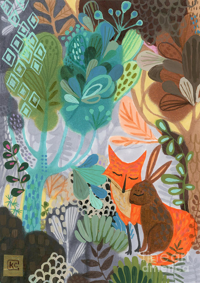 Jungle Painting - Restoration  by Kate Cosgrove