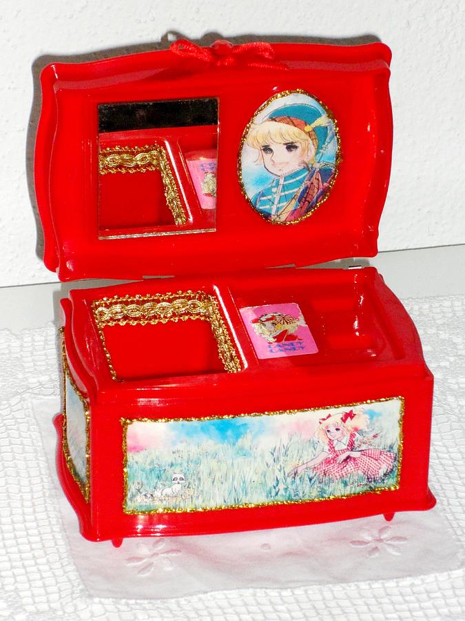 Vintage Mixed Media - Restored Candy Candy musical box  #1 by Donatella Muggianu