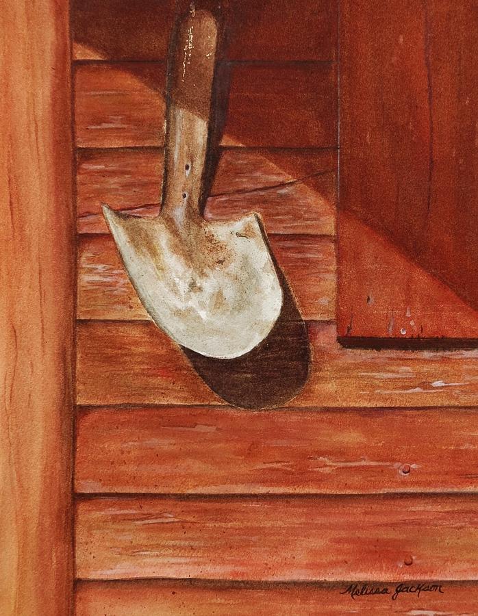 Shovel Painting - Retired by Melissa Jackson