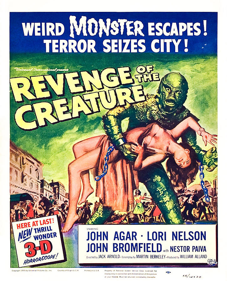 Revenge Of The Creature, 1955 #1 Photograph by Everett