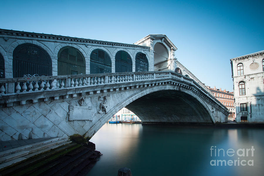 Rialto bridge Venice Italy #1 Photograph by Matteo Colombo