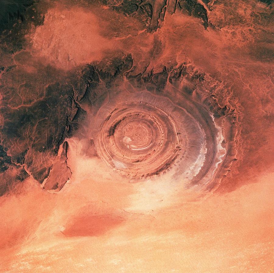 Richat Structure #1 Photograph by Nasa/science Photo Library