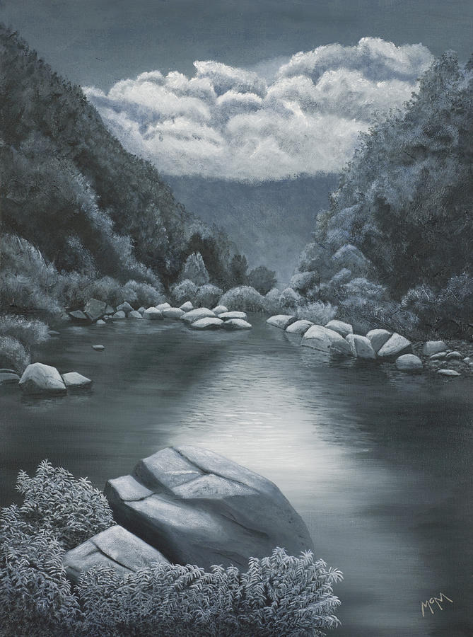 Richland Creek  #1 Painting by Garry McMichael