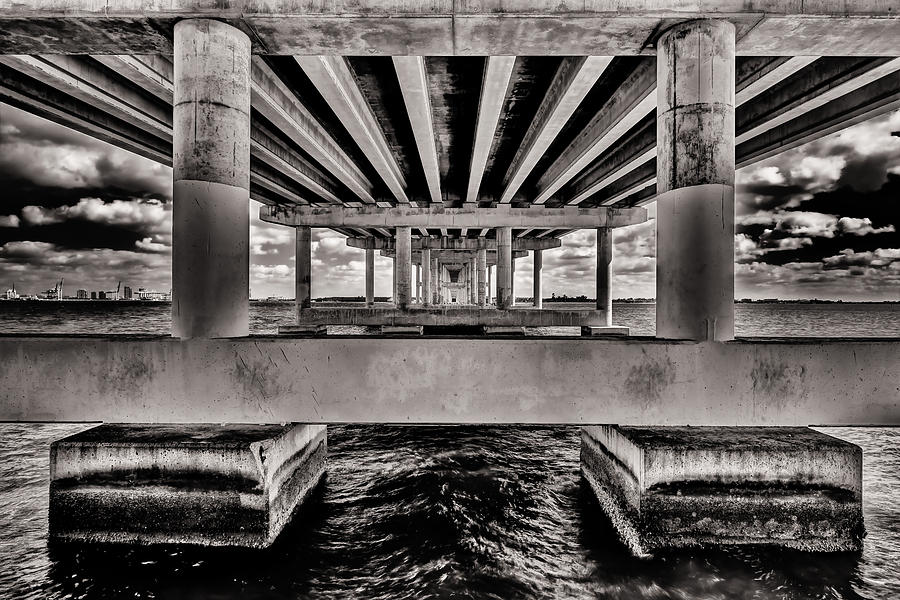 Rickenbacker Causeway Bridge Photograph by Raul Rodriguez