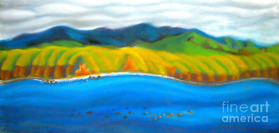 Mountain Pastel - Rimutaka Range #1 by Amber Nissen