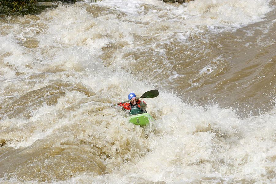 Rio Grande kayaking #2 Photograph by Steven Ralser