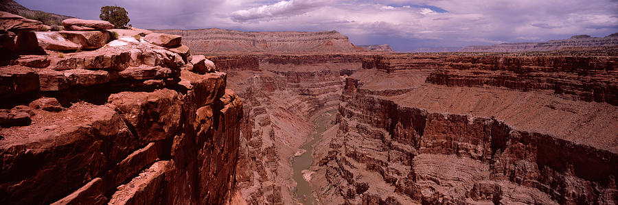 Grand Canyon National Park Photograph - River Passing Through A Canyon #1 by Panoramic Images