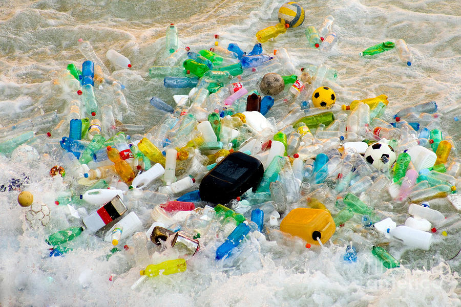 Bottle Photograph - River Pollution #1 by Tim Holt
