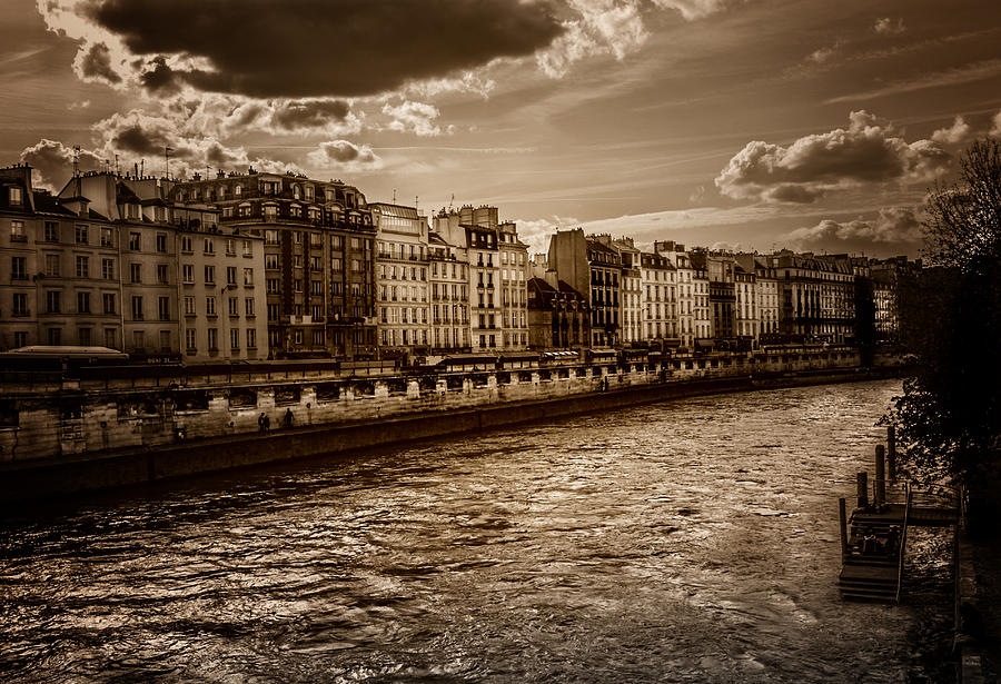 River Seine Paris #1 Photograph by James Bethanis
