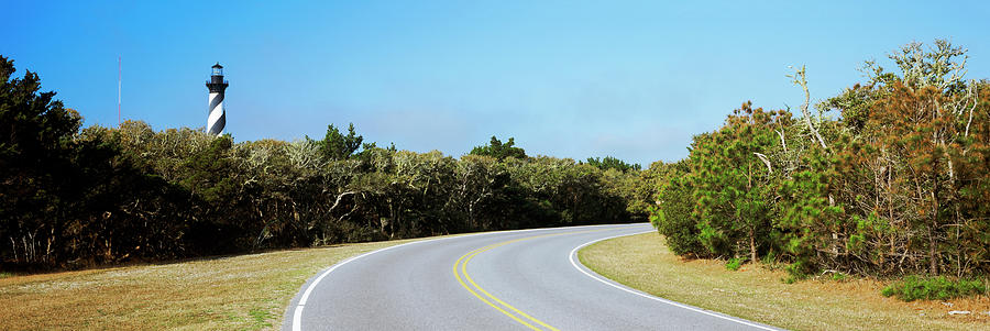 Architecture Photograph - Road Leading Towards A Lighthouse, Cape #1 by Panoramic Images