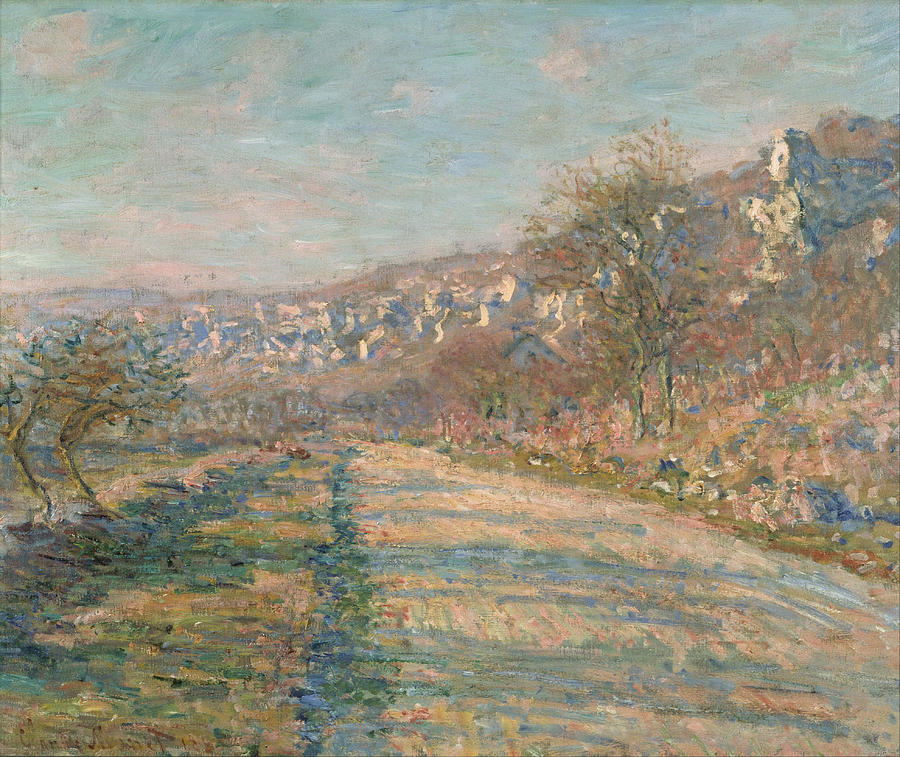 Road Of La Roche Guyon #1 Painting by Claude Monet
