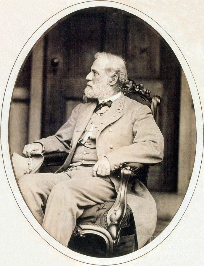 History Photograph - Robert E. Lee, Confederate Army #1 by Photo Researchers