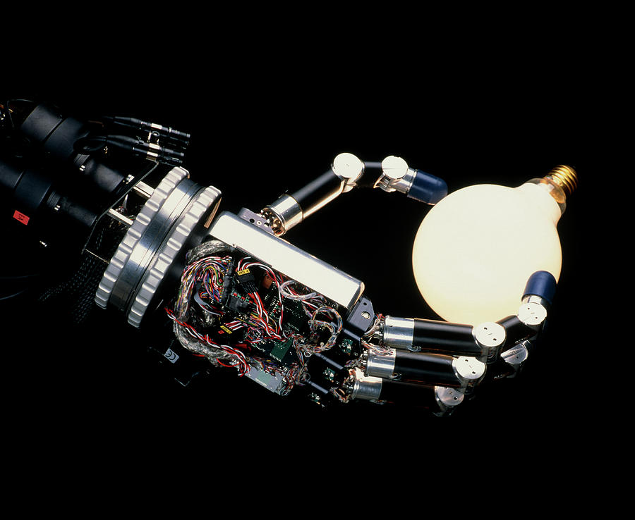 Robotic Hand #1 Photograph by Peter Menzel/science Photo Library