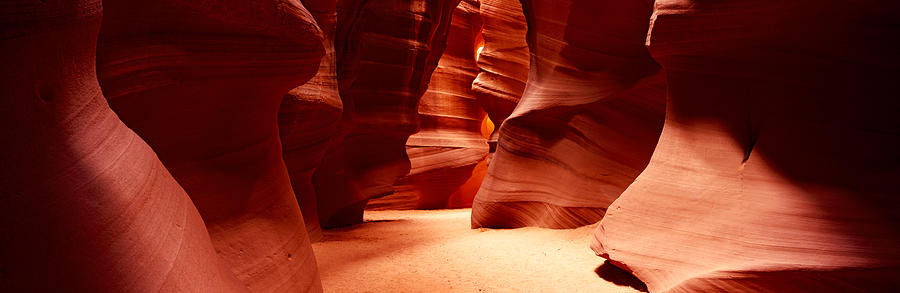 Rock Formations, Antelope Canyon, Lake #1 Photograph by Panoramic Images