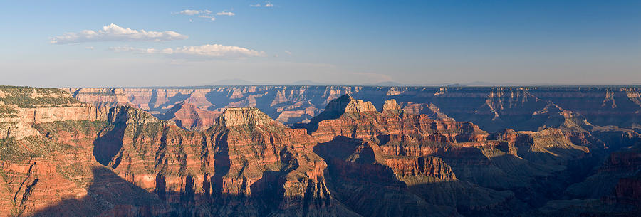 Grand Canyon National Park Photograph - Rock Formations At A Canyon, North Rim #1 by Panoramic Images
