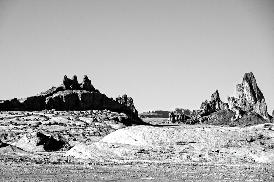 Black And White Photograph - Rock Formations #1 by Douglas Barnard