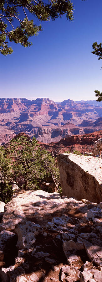Grand Canyon National Park Photograph - Rock Formations, Mather Point, South #1 by Panoramic Images