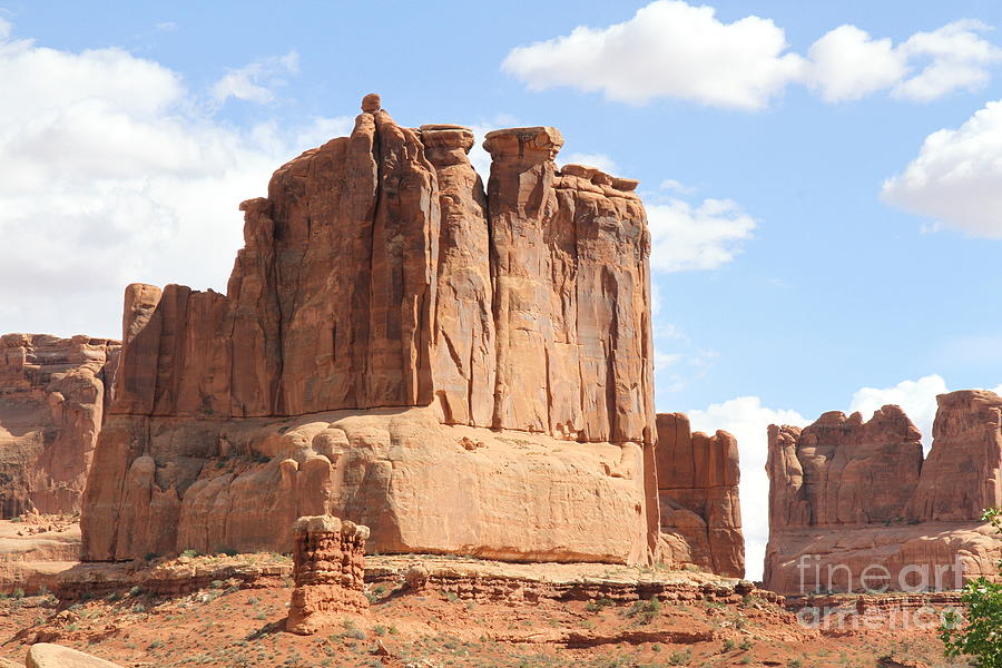 Rockformation Arches Park Photograph by Christiane Schulze Art And Photography