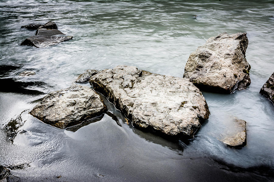 Rocks in the River #1 Photograph by Andrew Matwijec