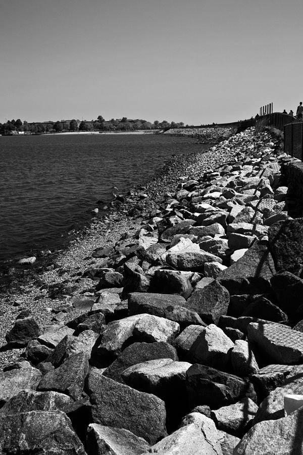 Rocks on the Shoreline #1 Photograph by John Hoey