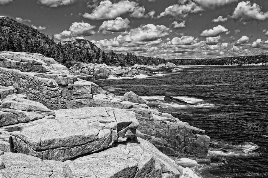 Rocky Summer Seascape Acadia National Park Photograph #1 Photograph by Keith Webber Jr