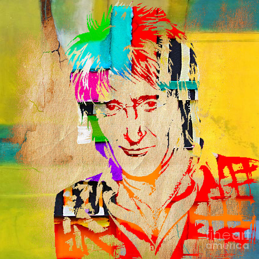 Rod Stewart Collection Mixed Media By Marvin Blaine Fine Art America 4804