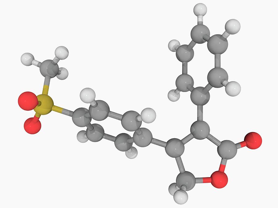 Rofecoxib Drug Molecule Photograph by Laguna Design/science Photo ...