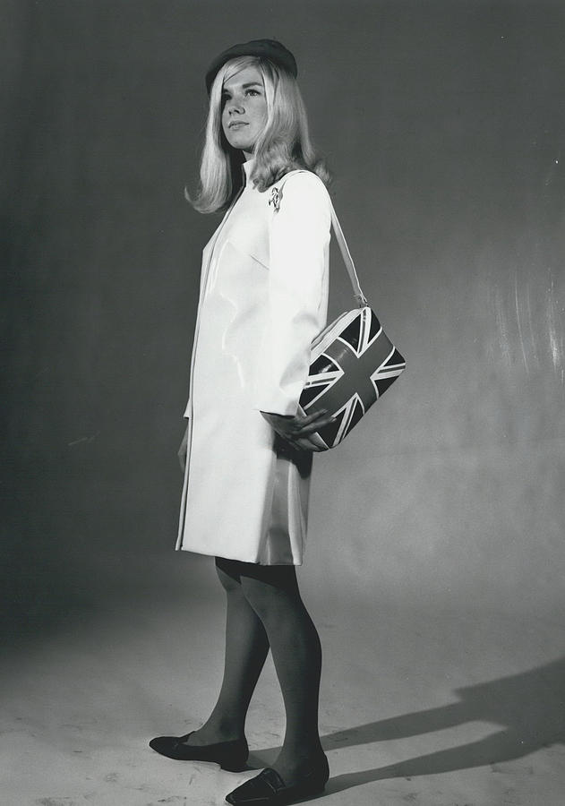 Vintage Photograph - Roger Nelson Uniforms For Britains Hostesses At Expo 67 #1 by Retro Images Archive