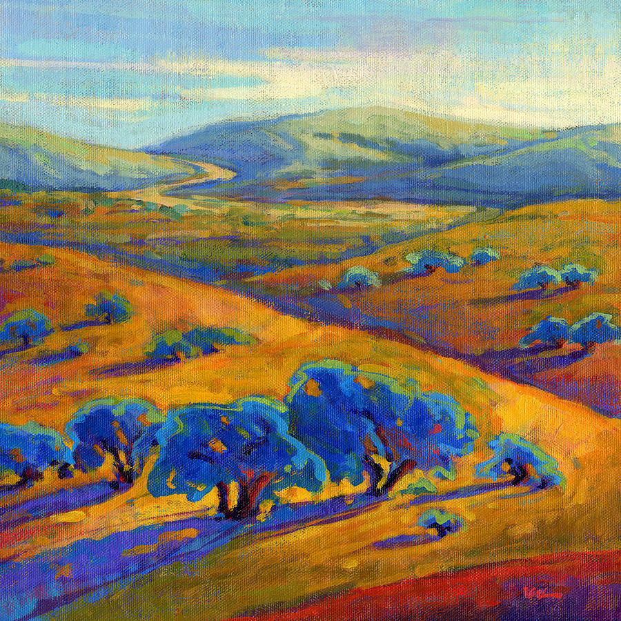Rolling Hills 1 Painting by Konnie Kim