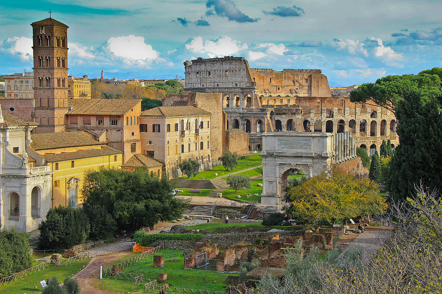 Roman Forum #1 Photograph by Ryan Moyer