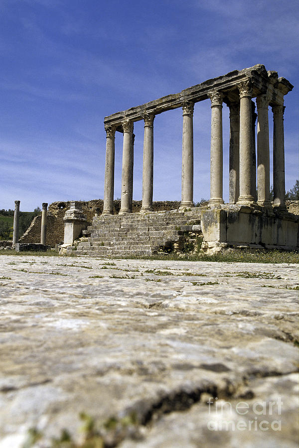 Roman ruins Tunisia #1 Photograph by Ryan Fox